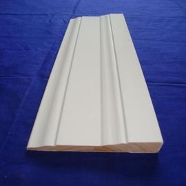 White Wood Baseboard Molding Environmental Friendly Material For Window